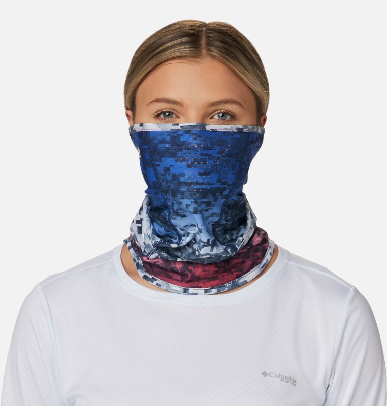 Blue Men's Columbia Freezer Zero Scarves | MTWHDX-645 - Columbia Outlet Online