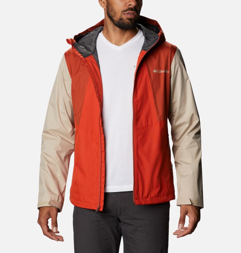 Black White Men's Columbia Inner Limits II Rain Jacket | KSHPJI-701 - Columbia Outlet Online