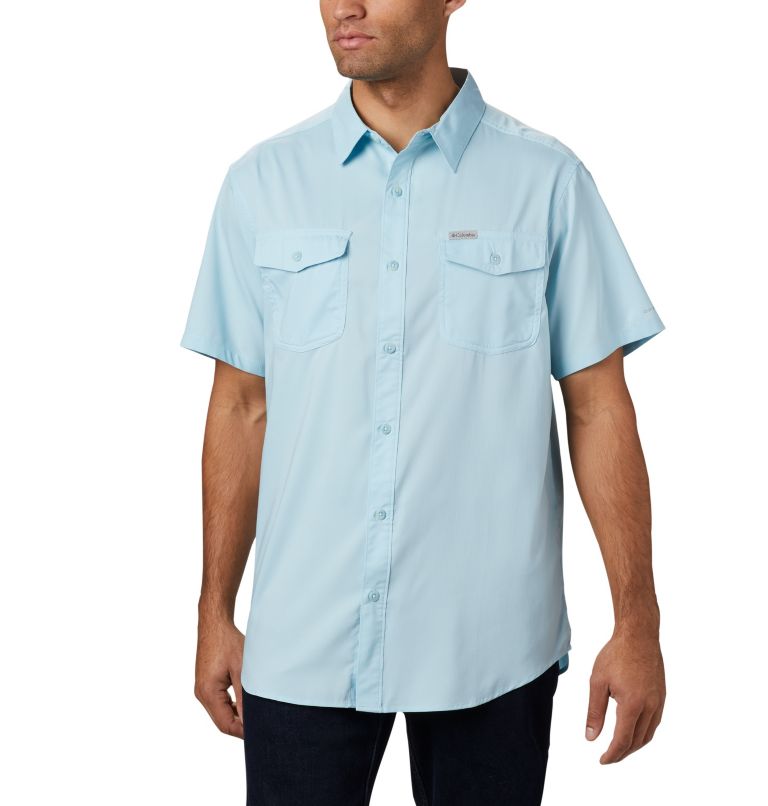 White Men's Columbia Utilizer II Shirts | NBAMKY-198 - Columbia Outlet Online