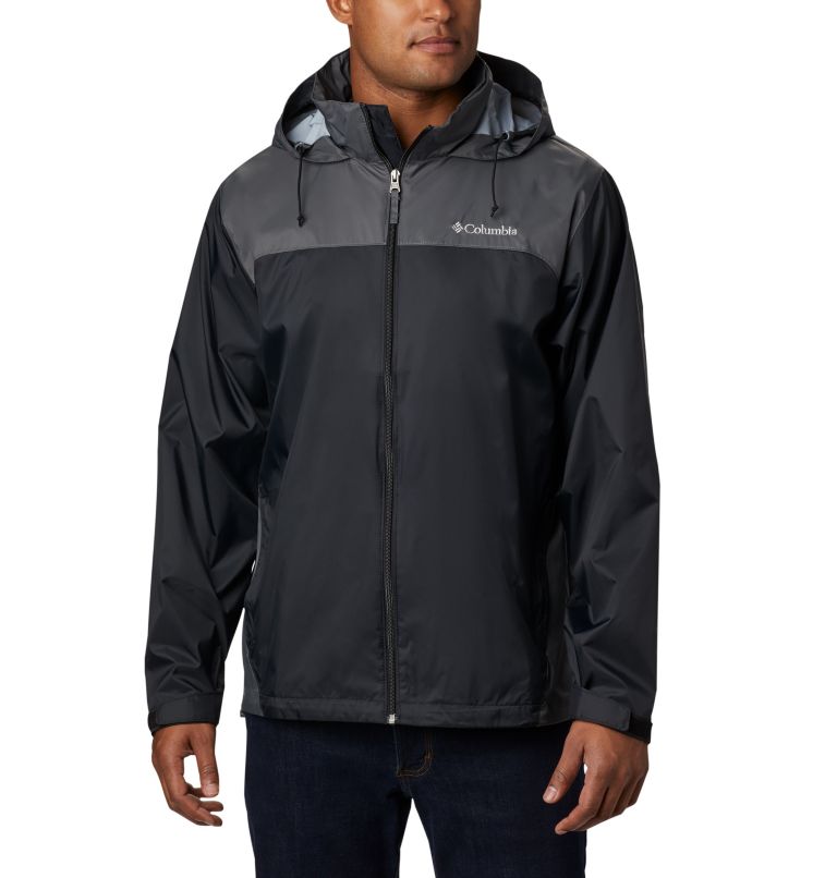 Grey Men's Columbia Glennaker Lake Rain Jacket | FGRZBS-625 - Columbia Outlet Online