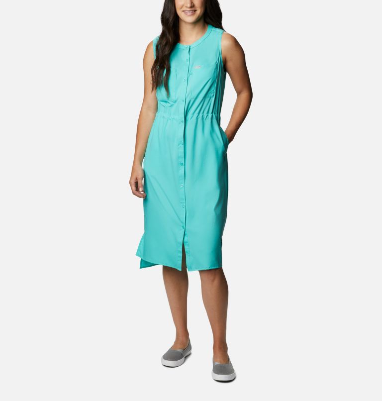 Blue Women's Columbia PFG Tamiami Dresses | ASEMDC-652 - Columbia Outlet Online