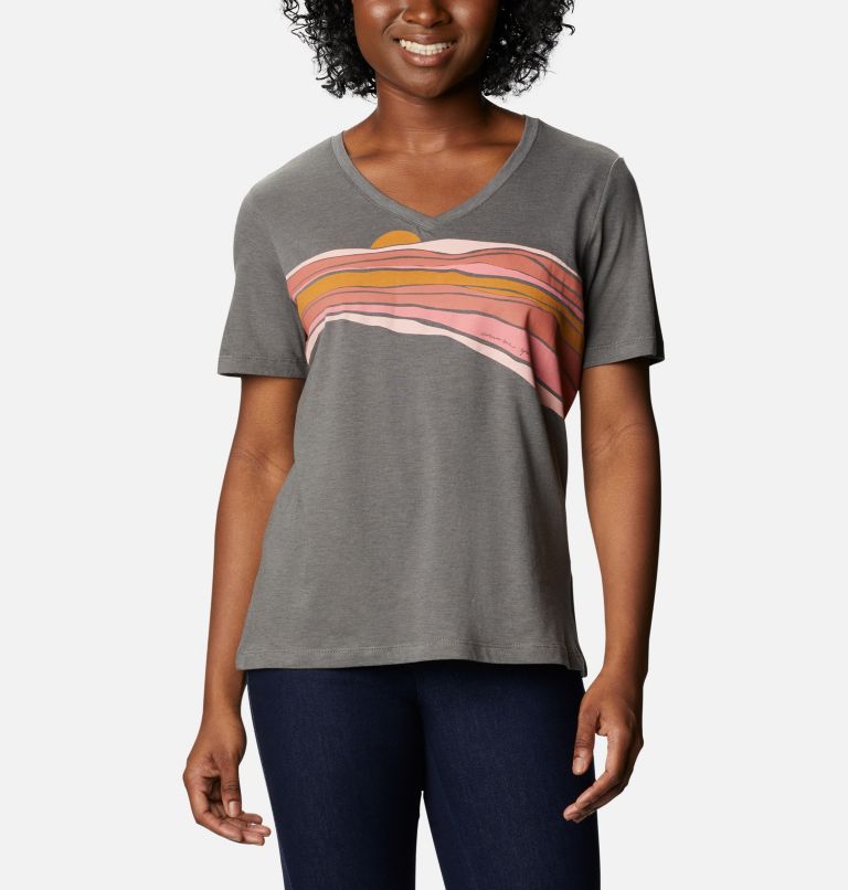 Blue Women's Columbia Bluebird Day T-Shirt | OUXZAG-298 - Columbia Outlet Online