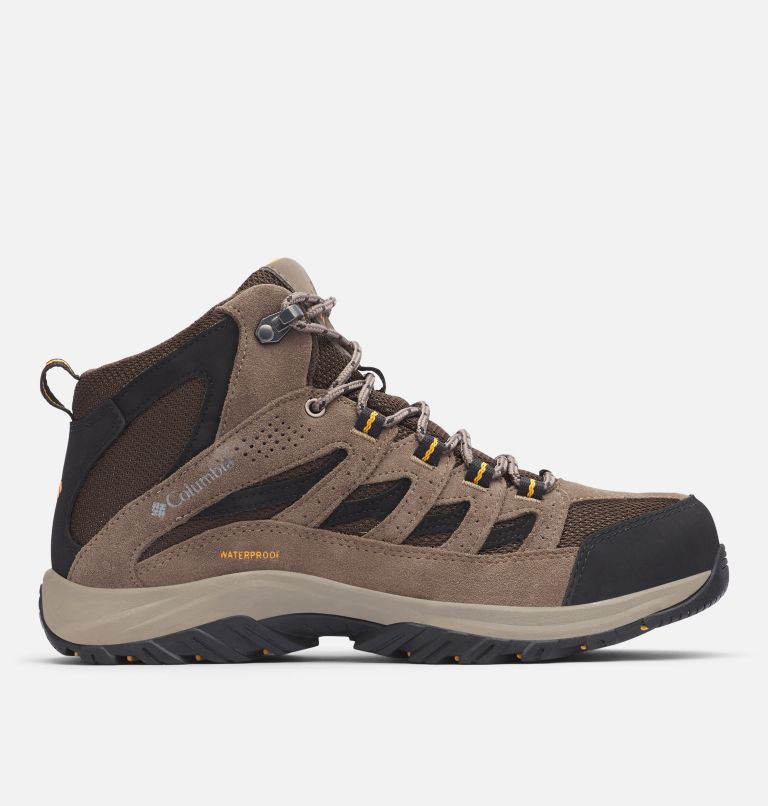 Brown Men's Columbia Crestwood Mid Waterproof Boots | BQESWN-316 - Columbia Outlet Online