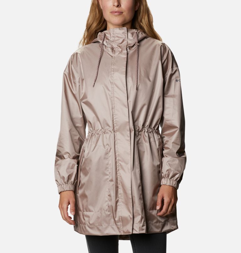 Green Women's Columbia Splash Side Rain Jacket | PAGFVE-091 - Columbia Outlet Online