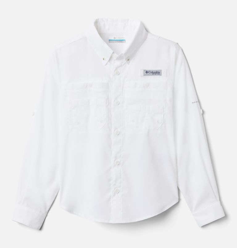 Yellow Kids' Columbia PFG Tamiami Shirts | QHWIYB-536 - Columbia Outlet Online