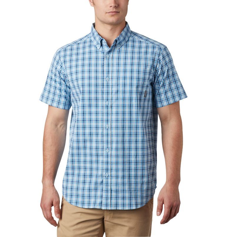 Green Men's Columbia Rapid Rivers II Shirts | HFNCMV-269 - Columbia Outlet Online