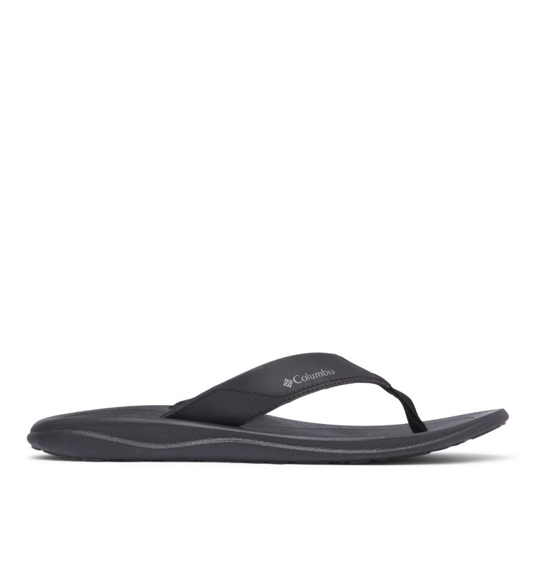 White Grey Men's Columbia PFG Flip Flops | YPMFDB-187 - Columbia Outlet Online