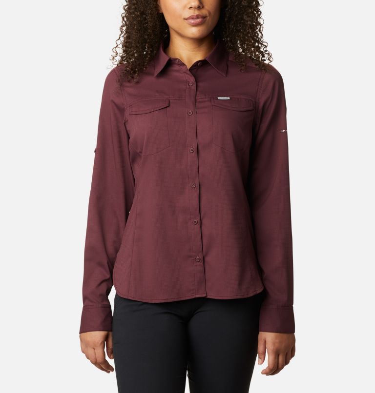 White Women's Columbia Silver Ridge Shirts | QOUAXK-537 - Columbia Outlet Online