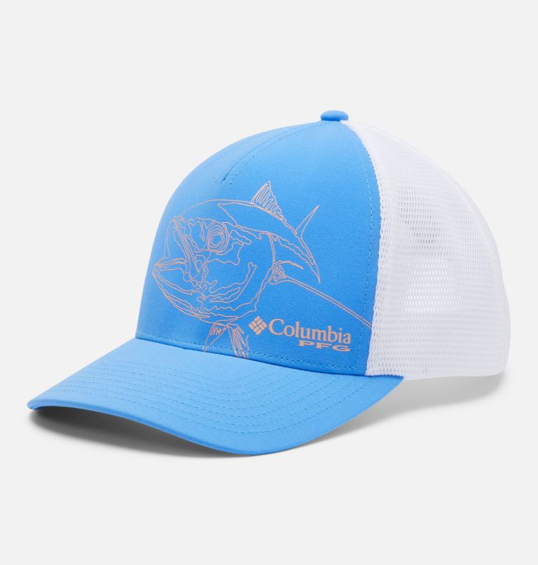 Blue Women's Columbia PFG 110 Mesh Baseball Cap Hats | HIXRCL-150 - Columbia Outlet Online