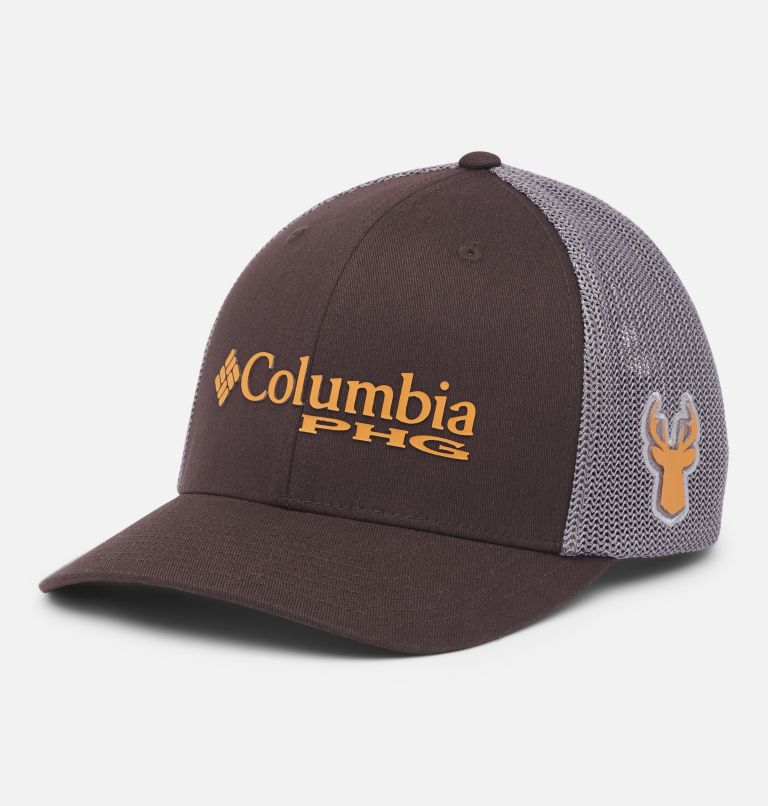 Silver Men's Columbia PHG Mesh Baseball Cap Hats | QYGHWZ-378 - Columbia Outlet Online