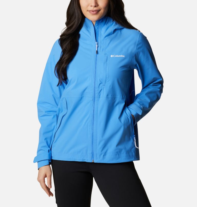 Black Women's Columbia Omni-Tech Rain Jacket | OBULIV-768 - Columbia Outlet Online