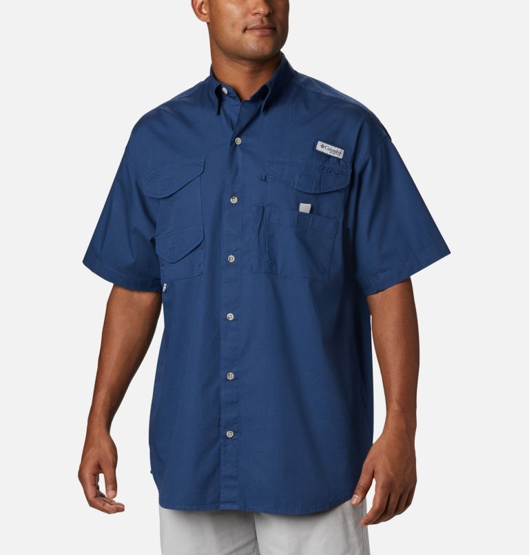 Green Men's Columbia PFG Bonehead Fishing Shirts | CDGXSP-471 - Columbia Outlet Online