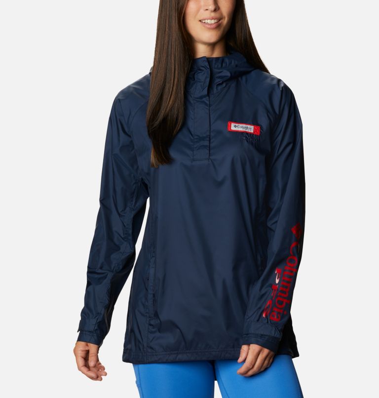 Navy Women's Columbia Tidal Spray II Windbreaker | NLPVSR-201 - Columbia Outlet Online
