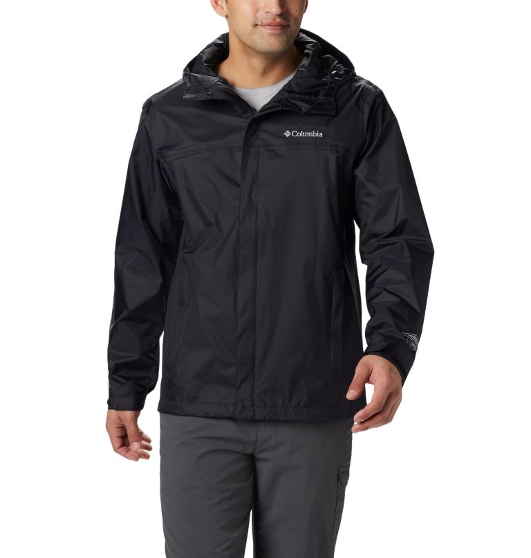 Navy Men's Columbia Coats Rain Jacket | FTJQWI-063 - Columbia Outlet Online