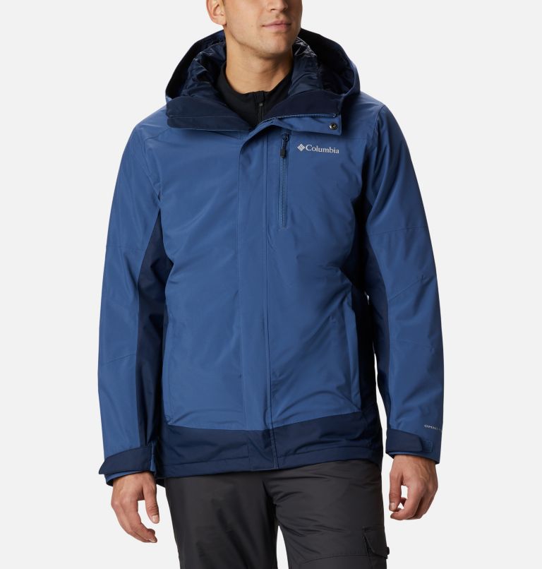 Navy Men's Columbia Lhotse III Interchange 3 In 1 Jacket | USNKIO-154 - Columbia Outlet Online