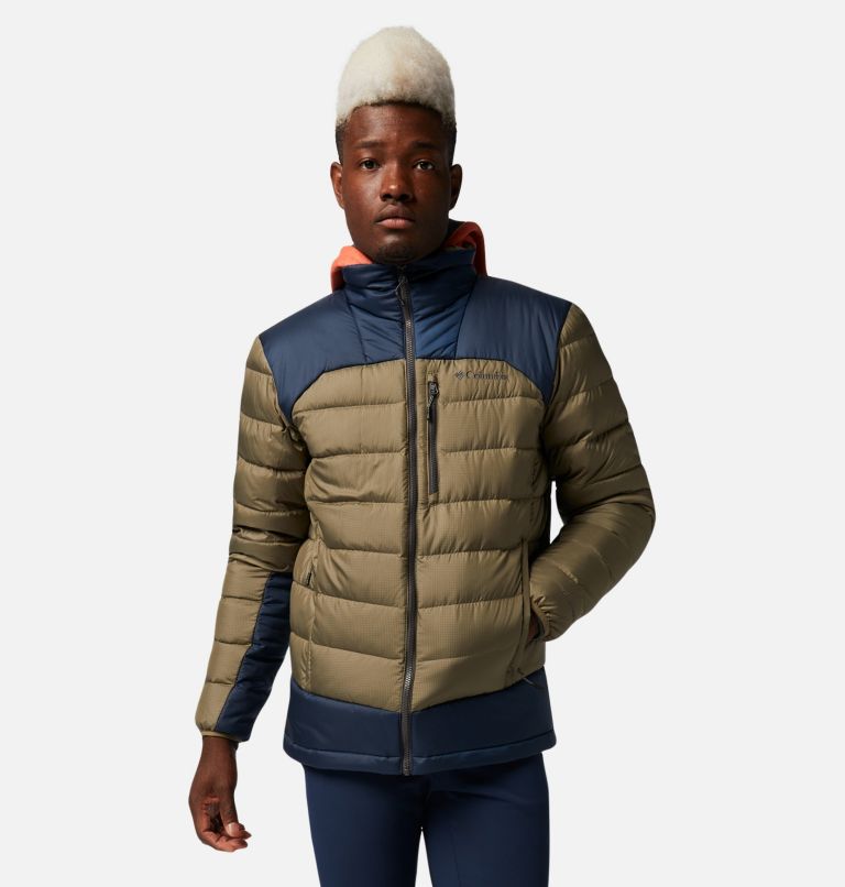 Navy Men's Columbia Autumn Park Down Jacket | CXLGQR-689 - Columbia Outlet Online