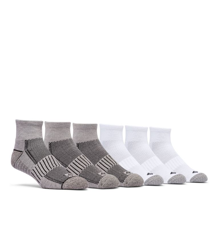 White/Grey Men's Columbia Sport Socks | BTXIJS-163 - Columbia Outlet Online