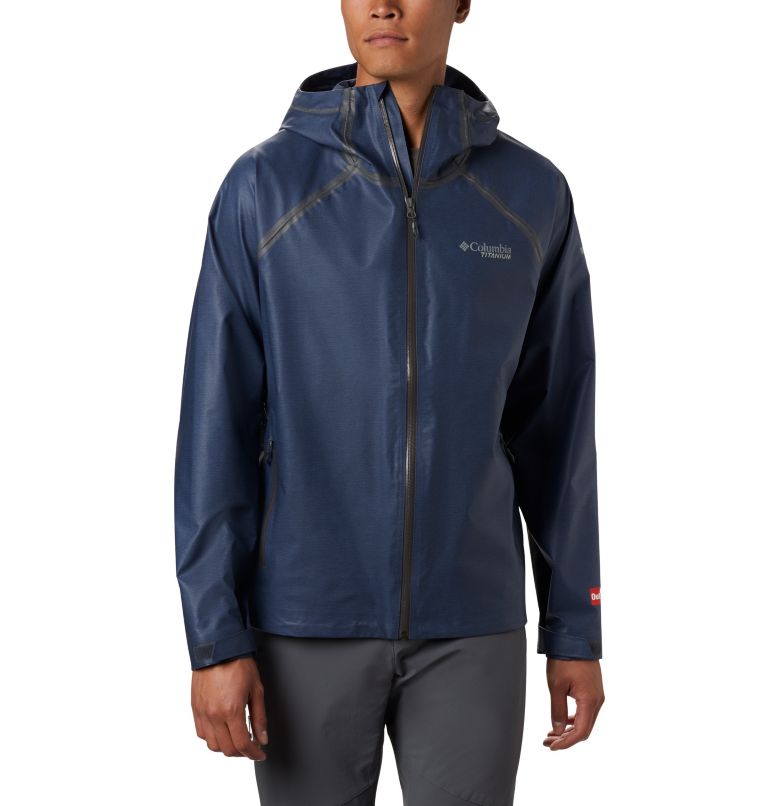 Green Men's Columbia OutDry Rain Jacket | XSOLFU-916 - Columbia Outlet Online