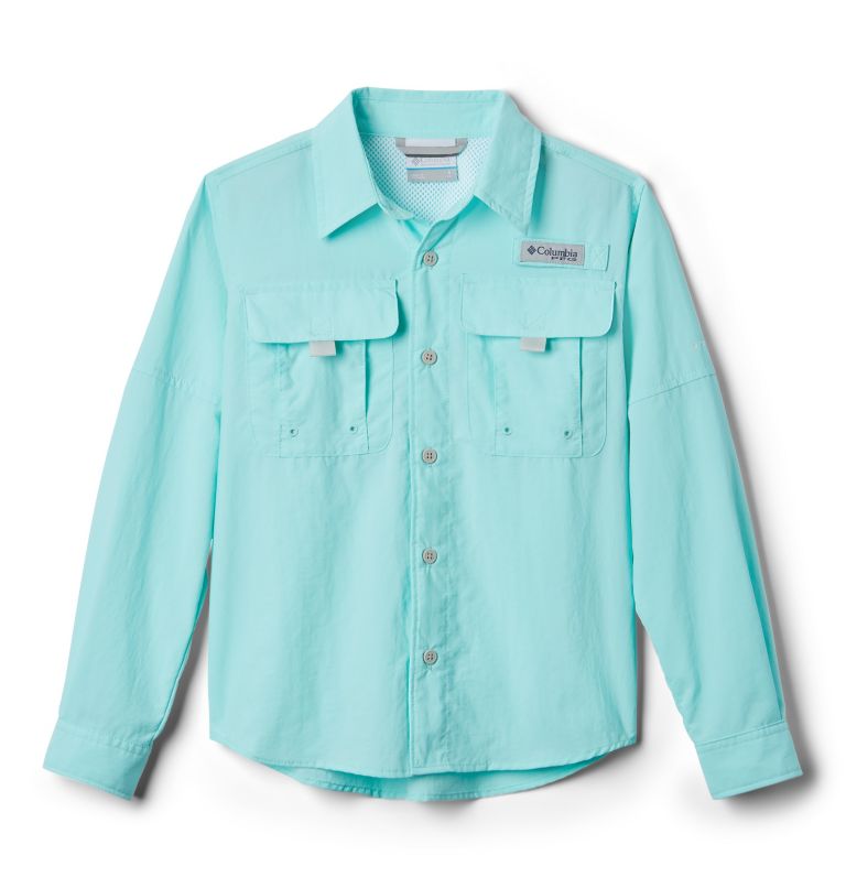 Blue Kids' Columbia PFG Bonehead Shirts | ECAOTY-960 - Columbia Outlet Online