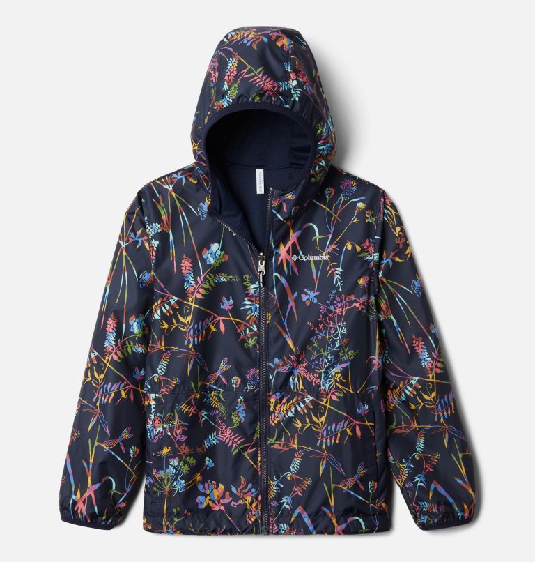 Black Kids' Columbia Pixel Grabber Rain Jacket | IKBHUO-625 - Columbia Outlet Online