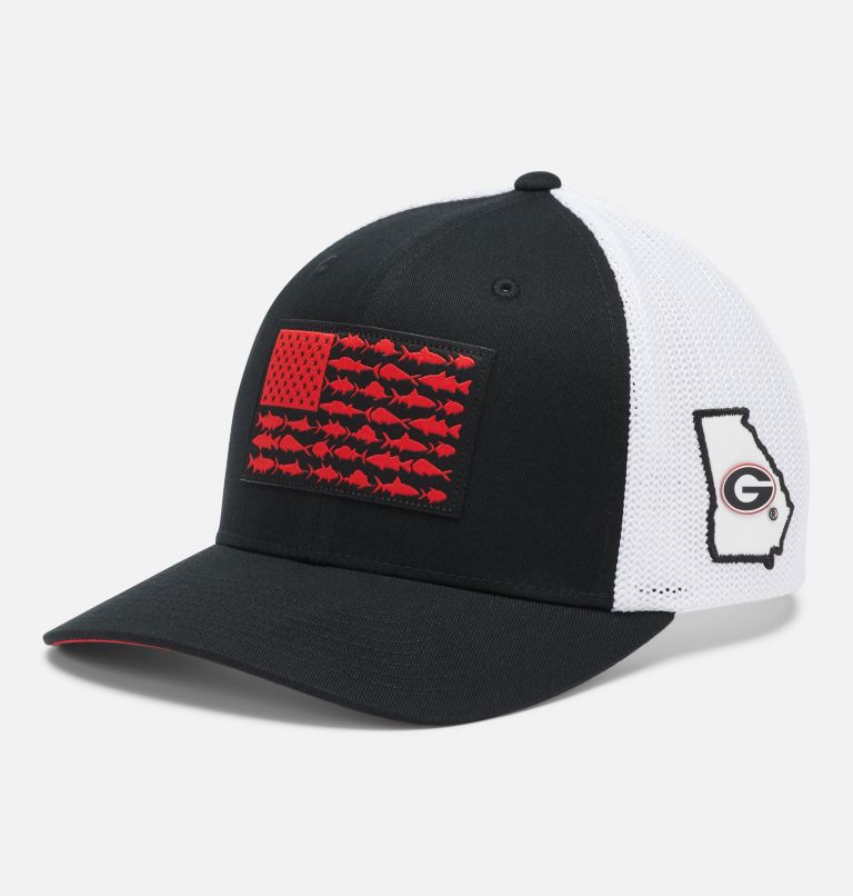 Purple Women's Columbia PFG Mesh Fish Flag Baseball Cap Hats | BYNGDU-560 - Columbia Outlet Online