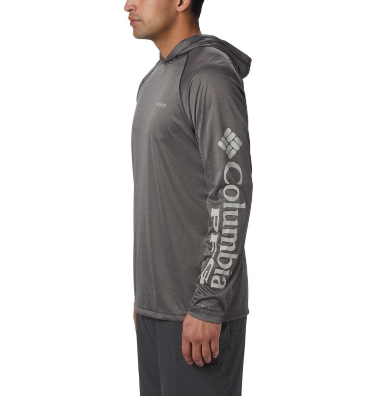 Grey Blue Men's Columbia Terminal Tackl Hoodies | TWEFIA-347 - Columbia Outlet Online
