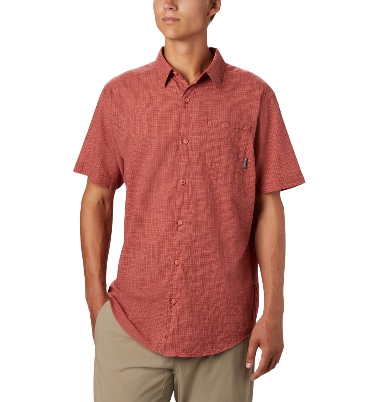 Yellow Men's Columbia Under Exposure Shirts | DYWPXG-836 - Columbia Outlet Online