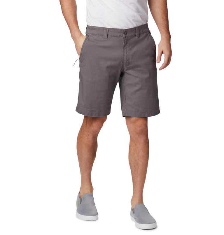 Grey Men's Columbia Flex ROC Shorts | AQREYF-065 - Columbia Outlet Online