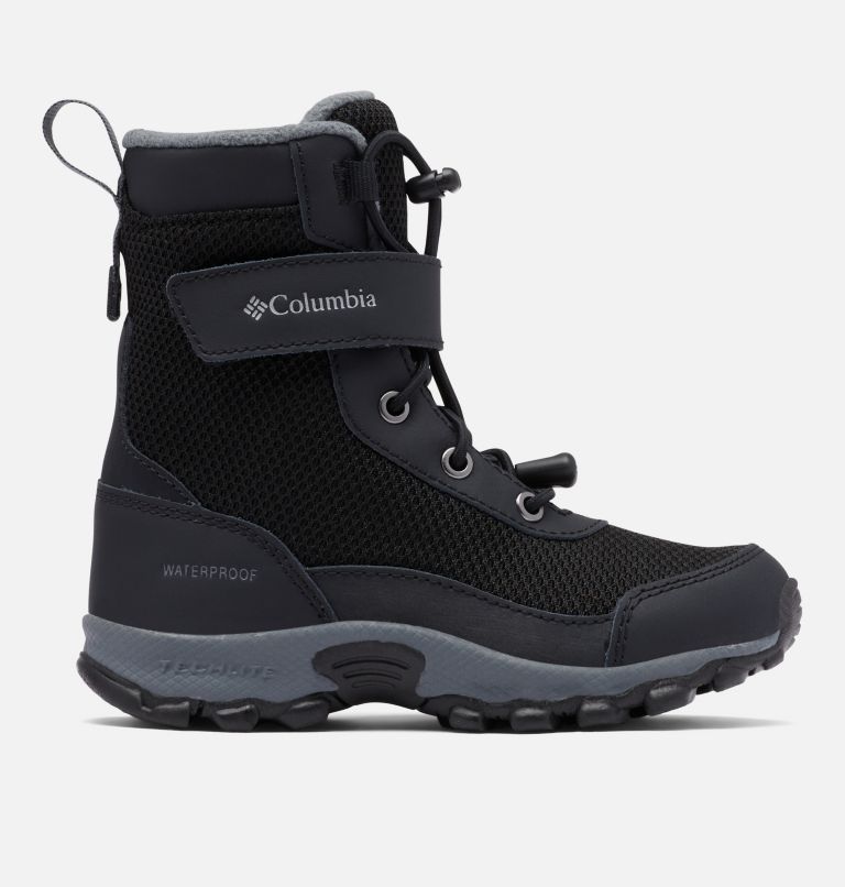 Black Blue Kids' Columbia Omni-Heat Waterproof Boots | VNCBTO-649 - Columbia Outlet Online
