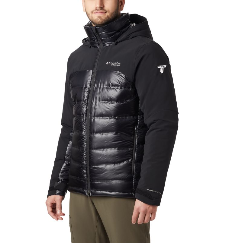 Navy Men's Columbia Heatzone 1000 Ski Jacket | QVLIZO-186 - Columbia Outlet Online