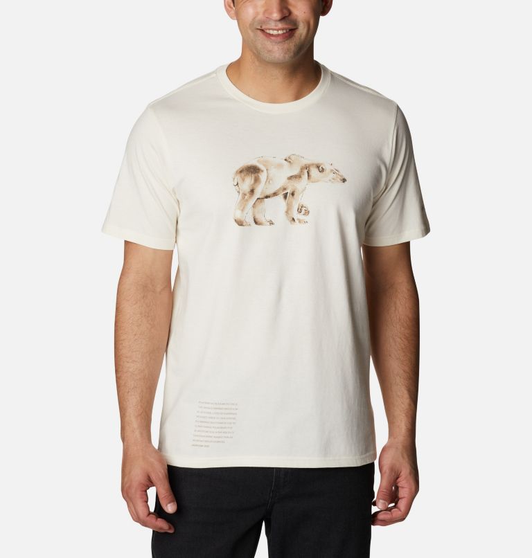 White Orange Men's Columbia Clarkwal T-Shirt | DYBJOQ-794 - Columbia Outlet Online