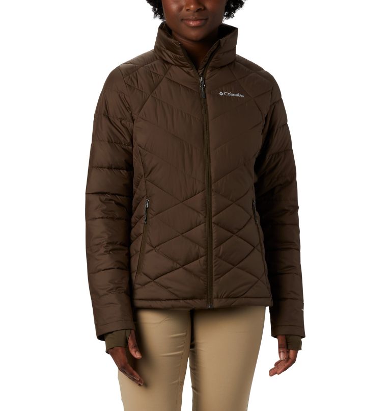 Olive Green Women's Columbia Heavenly Insulated Jacket | XCQZUA-658 - Columbia Outlet Online