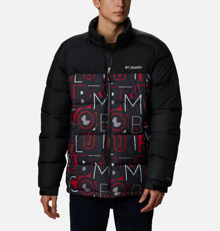 White Black Men's Columbia Pike Lake Insulated Jacket | QVNEBF-748 - Columbia Outlet Online