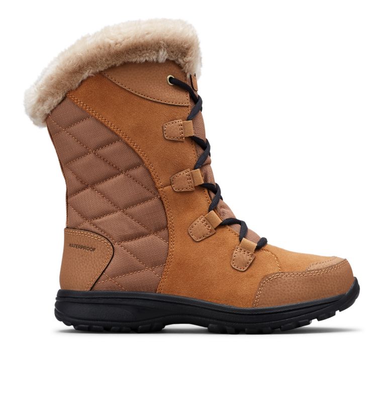 Brown Black Women's Columbia Ice Maiden II Boots | QSPJLR-538 - Columbia Outlet Online
