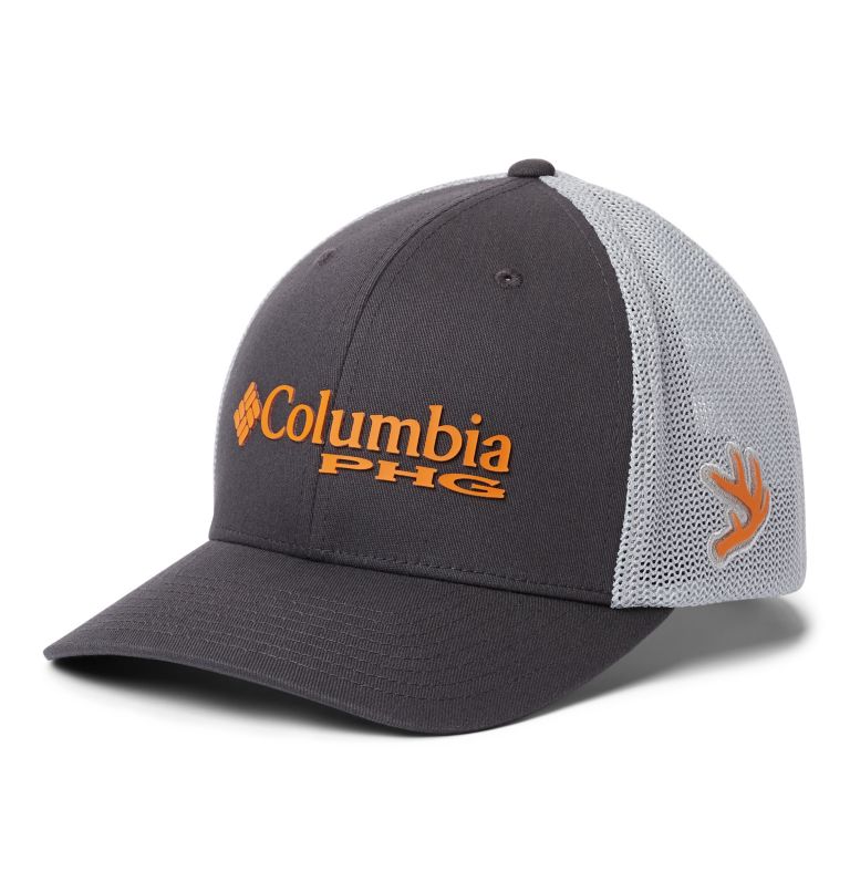 Silver Men's Columbia PHG Mesh Baseball Cap Hats | QYGHWZ-378 - Columbia Outlet Online