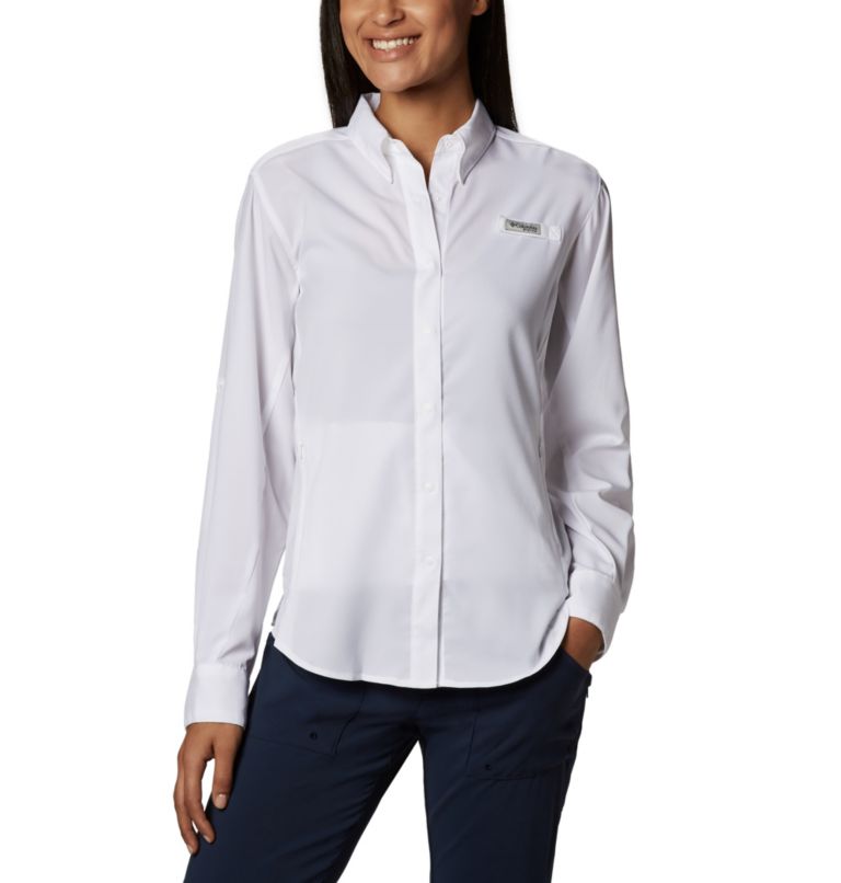 Blue Women's Columbia PFG Tamiami II Shirts | GJKHTV-843 - Columbia Outlet Online
