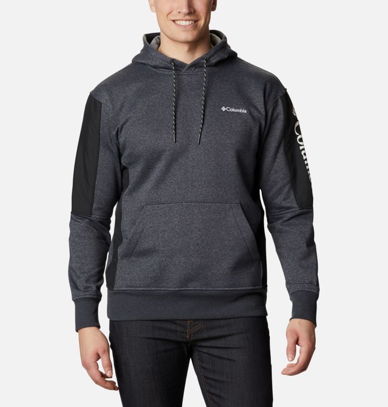 Purple Black White Men's Columbia Minam River Hoodies | EWLSFU-713 - Columbia Outlet Online