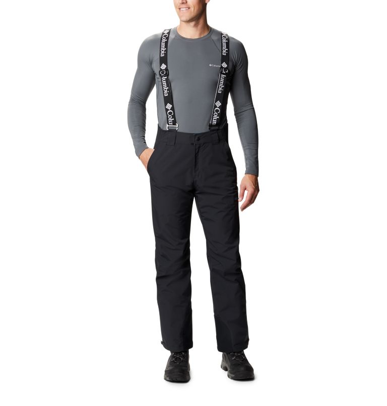 Black Men's Columbia Bugabib Ski Pants | MGZLTW-251 - Columbia Outlet Online
