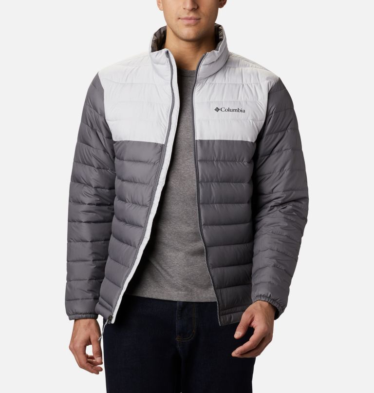 Black Men's Columbia Powder Lite Insulated Jacket | ZHPDSX-058 - Columbia Outlet Online