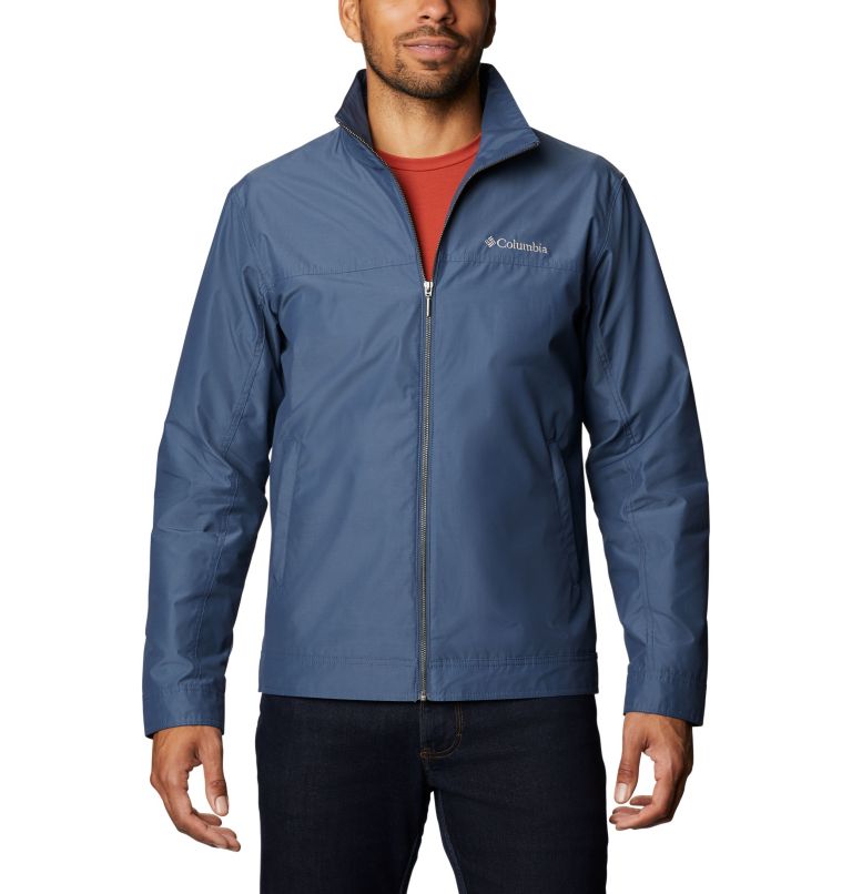 Dark Blue Men's Columbia Carlson Windbreaker | GNWHPA-178 - Columbia Outlet Online
