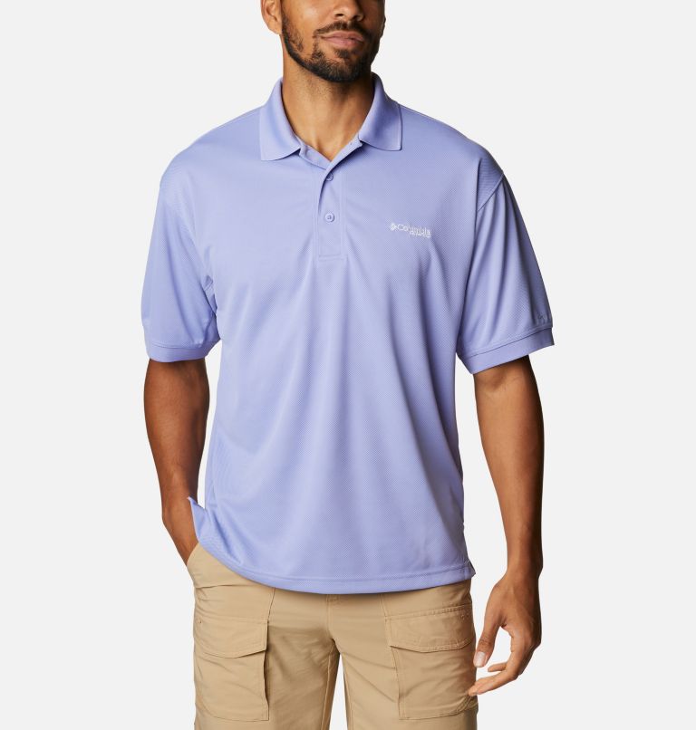 Blue Men's Columbia PFG Perfect Cast Polo | GNVJPO-169 - Columbia Outlet Online