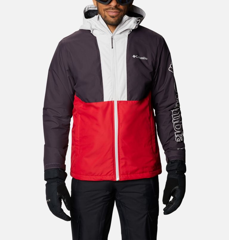 White Navy Men's Columbia Coats Ski Jacket | UIPOLE-691 - Columbia Outlet Online