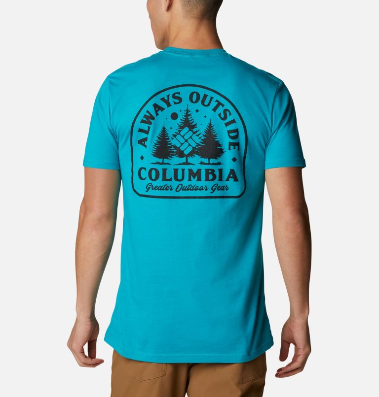 Black Men's Columbia Backpacking T-Shirt | ODPJTL-421 - Columbia Outlet Online