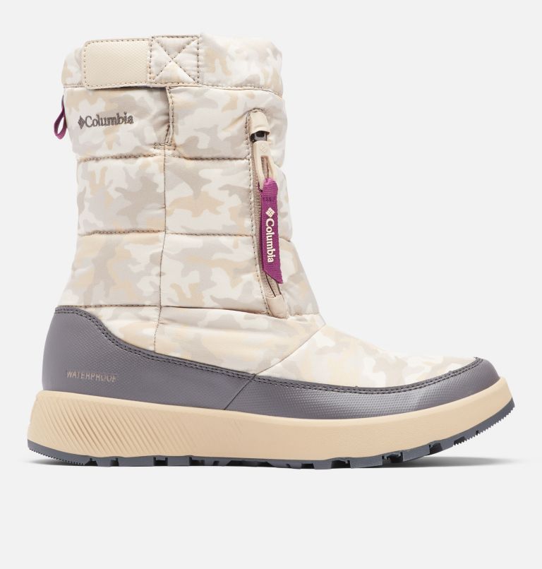 Beige Grey Women's Columbia Paninaro Omni-Heat Boots | ISUNLD-275 - Columbia Outlet Online
