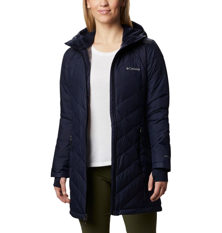Black Women's Columbia Heavenly Hooded Jacket | RAIUWH-341 - Columbia Outlet Online
