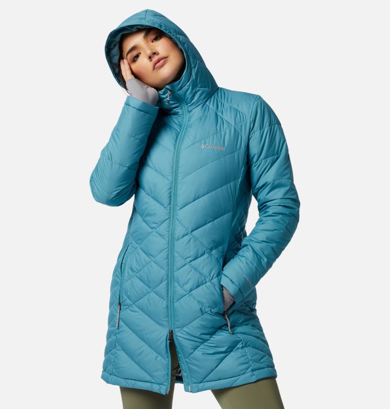 Black Women's Columbia Heavenly Hooded Jacket | RAIUWH-341 - Columbia Outlet Online