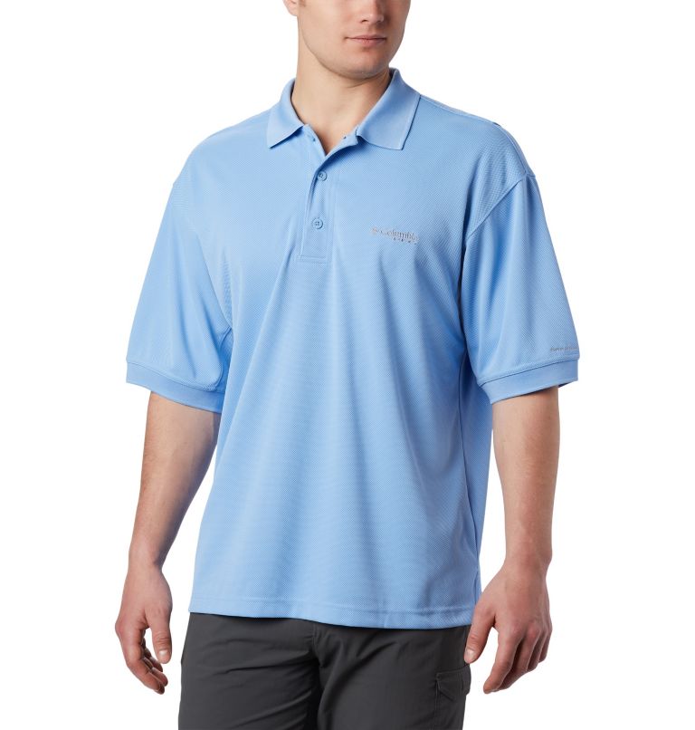Blue Men's Columbia PFG Perfect Cast Polo | GNVJPO-169 - Columbia Outlet Online