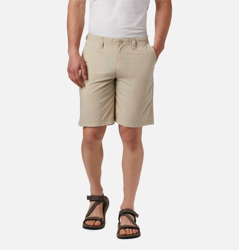Red Men's Columbia Washed Out Shorts | UFZNHA-485 - Columbia Outlet Online