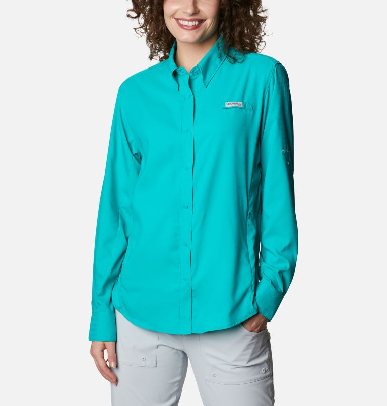 Blue Women's Columbia PFG Tamiami II Shirts | GJKHTV-843 - Columbia Outlet Online