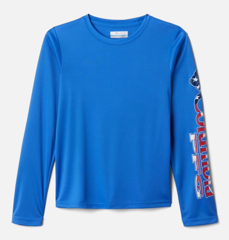 Blue Grey Kids' Columbia PFG Terminal Tackle Shirts | KAMGUL-179 - Columbia Outlet Online